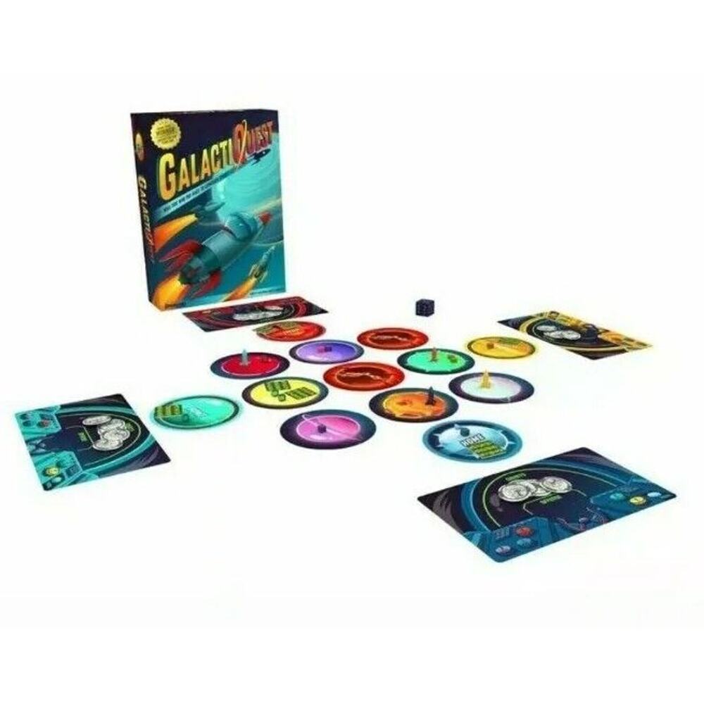 NEW Pressman GalactiQuest‎ race to conquer space Board Game 2+ players, ages 8+